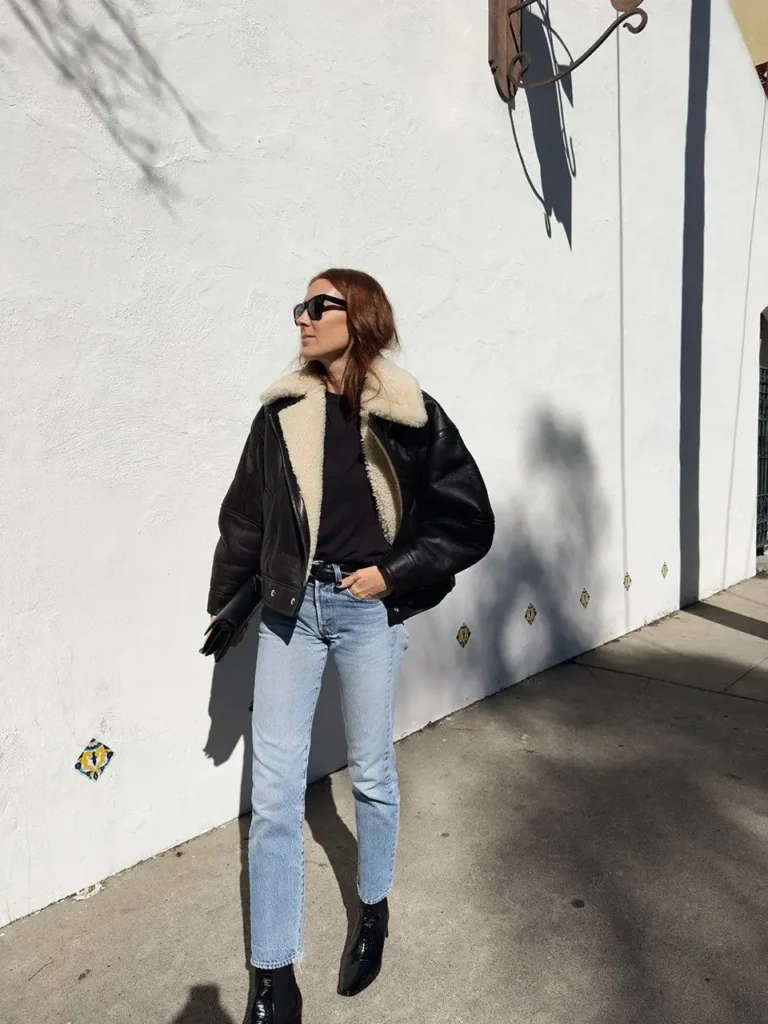 Shearling Aviator Jacket