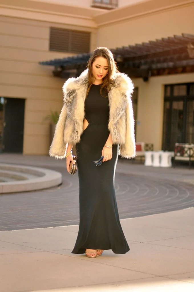 Black Cutout Maxi Dress