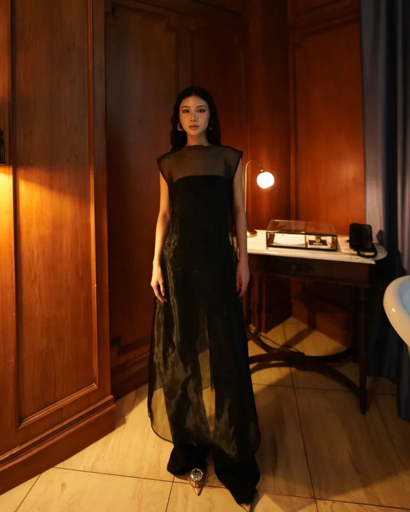 Sheer Black Maxi Dress