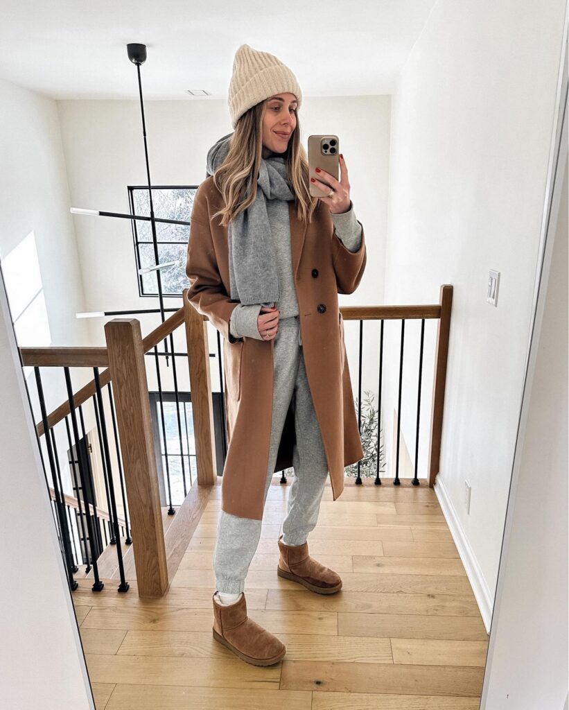 Cozy Camel Coat Look