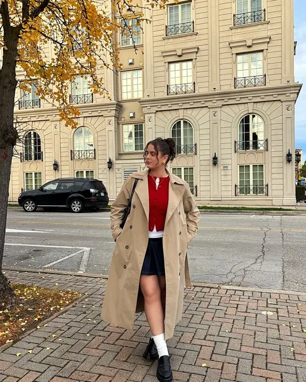 Oversized Trench Coat Look