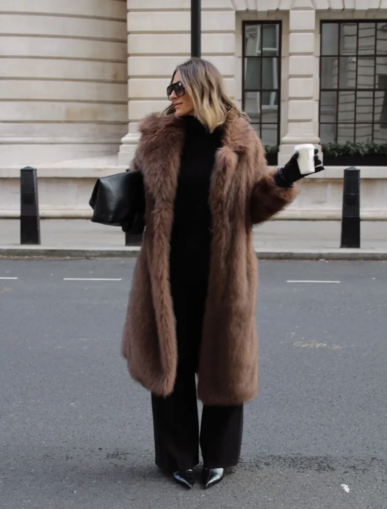 Oversized Faux Fur Coat