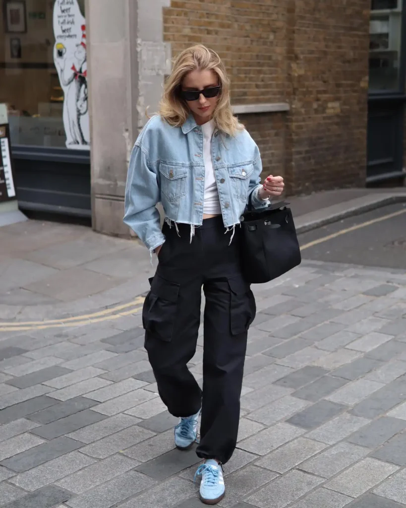 Cropped Denim Jacket