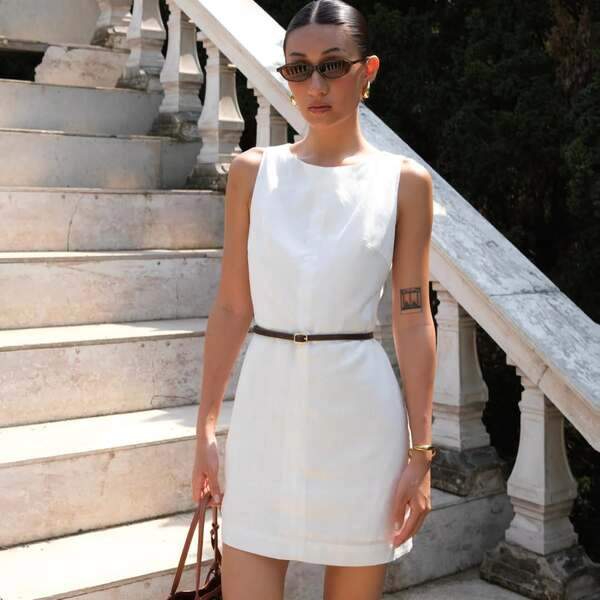 White Sheath Dress
