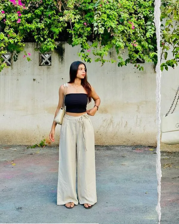 Pleated Wide-Leg Trousers