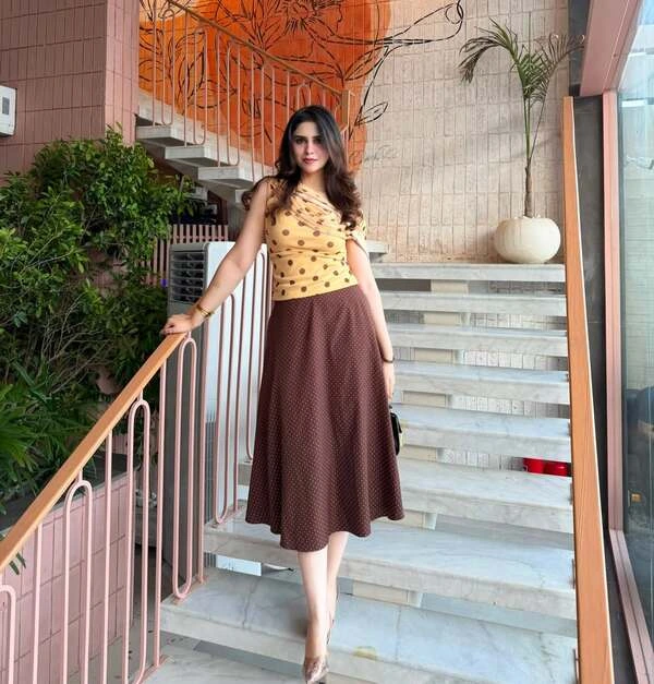Polka Dot Skirt Combo