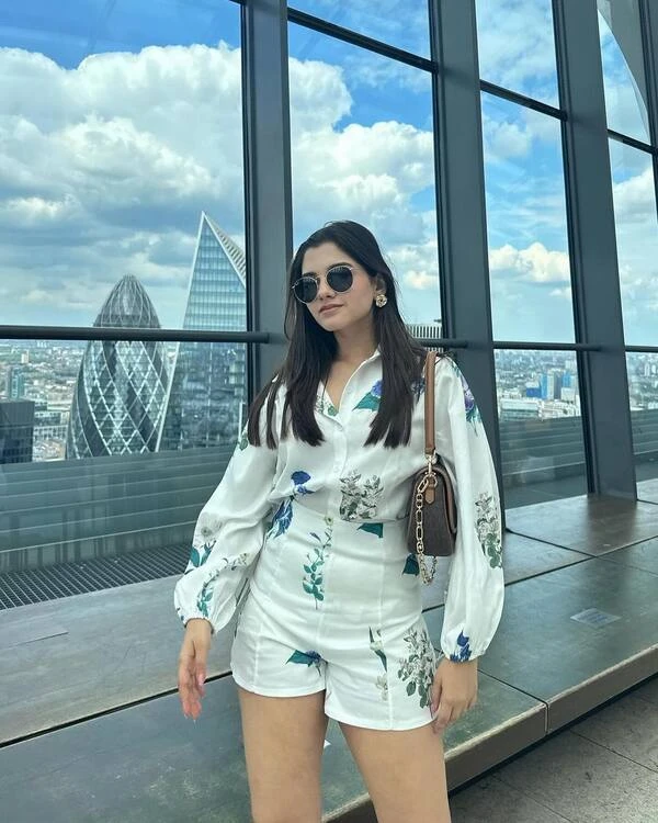 Floral Print Two-Piece Set