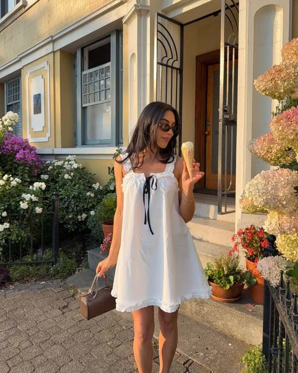 White Babydoll Dress