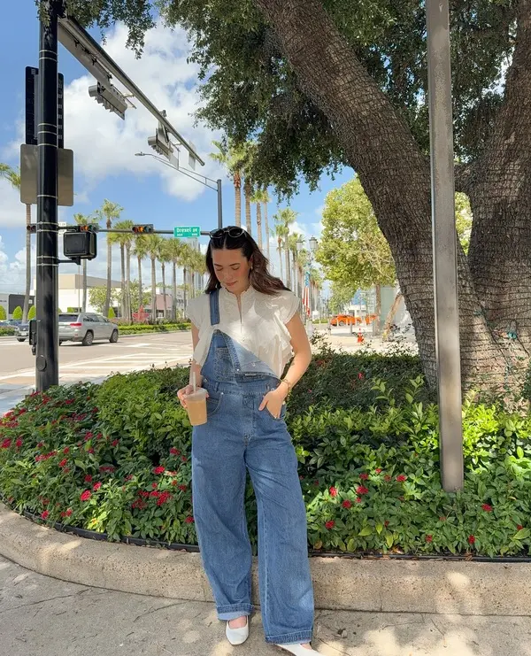 Denim Overalls Outfit