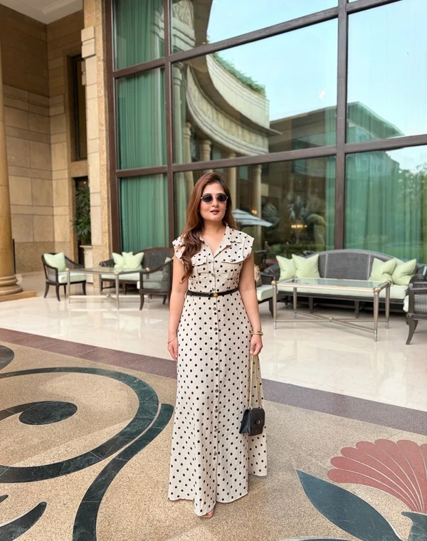  Polka Dot Shirt Dress