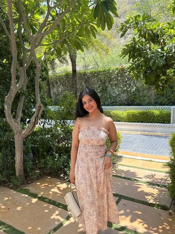 Smocked Paisley Midi Dress