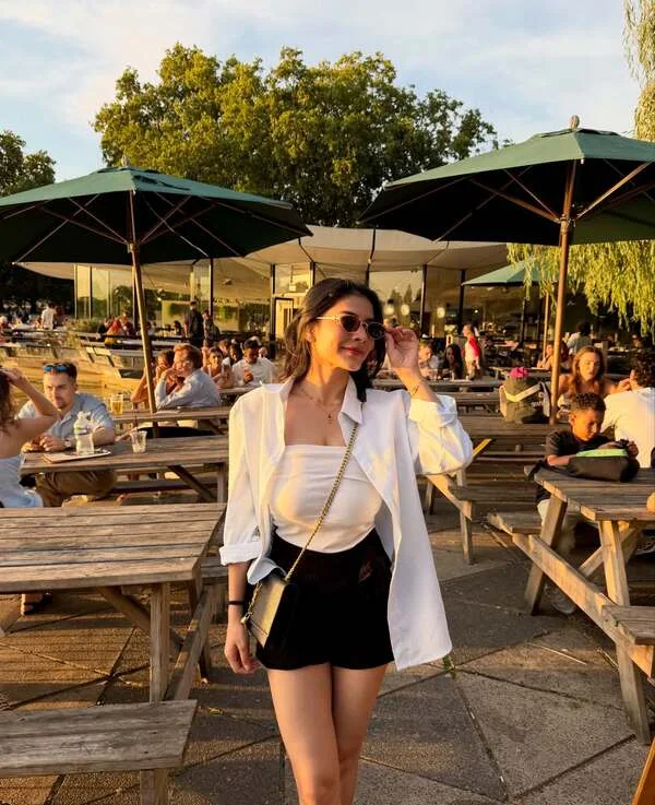 Golden Hour Shirt Look
