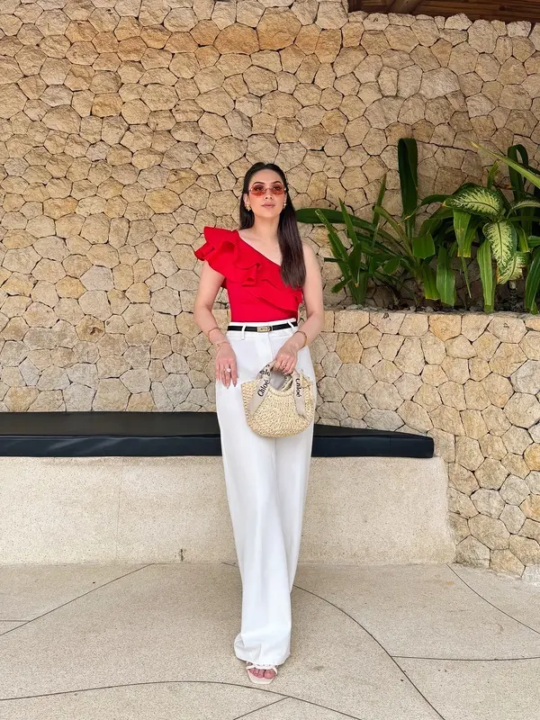 One-Shoulder Ruffle Top