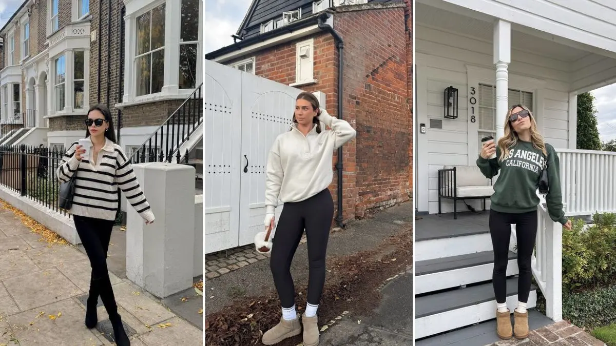 For Days You Just Want to Be Comfy: 17 Cozy Fall Outfits With Leggings