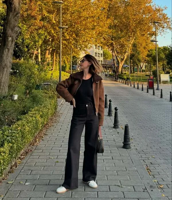 Brown Shearling Jacket