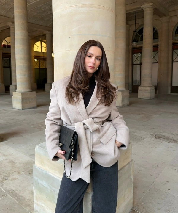 Belted Blazer Outfit