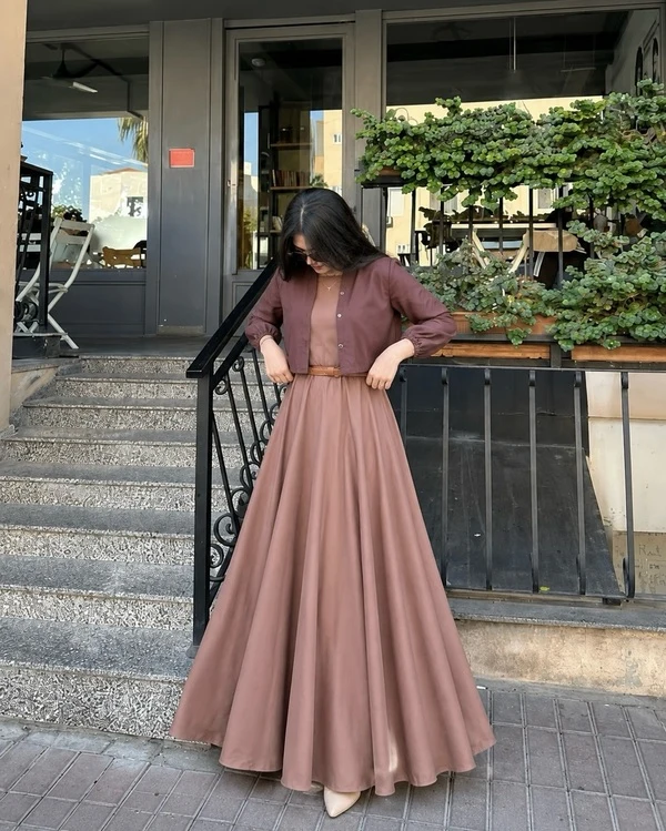 Belted Maxi Dress