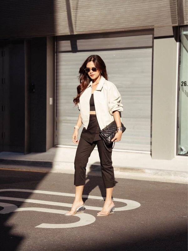 Cream Jacket Outfit