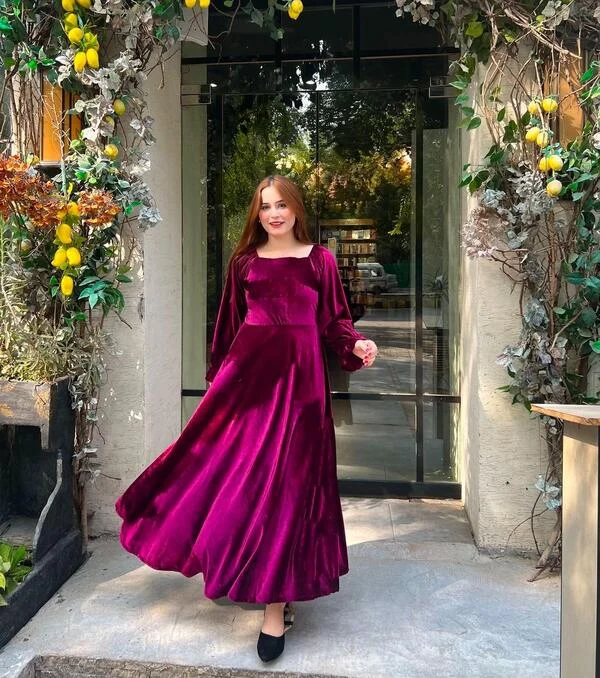 Velvet Maxi Dress