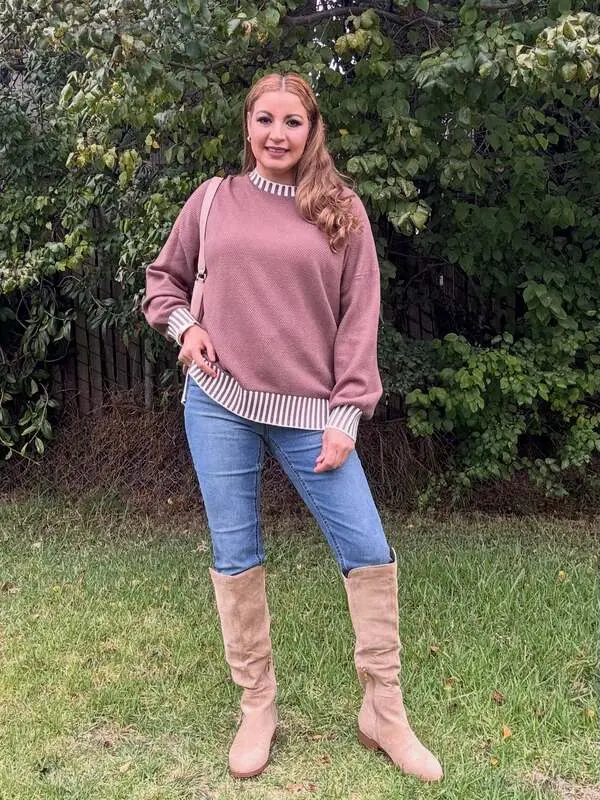 Oversized Sweater Look