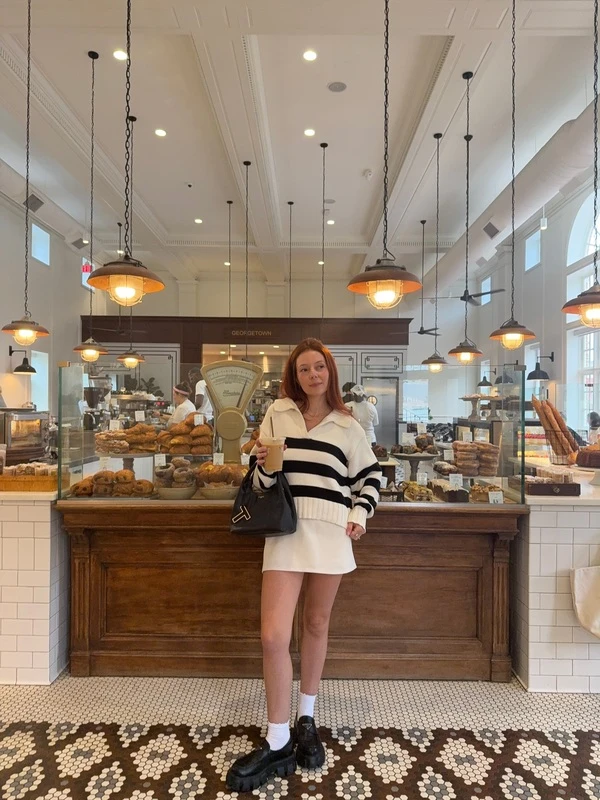 Striped Sweater Bakery Look