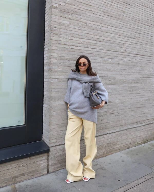 Gray Sweater Outfit