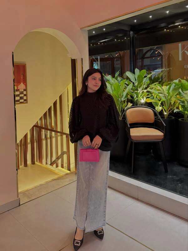  Long Denim Skirt Outfit