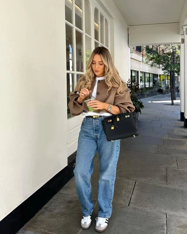 Cropped Brown Jacket