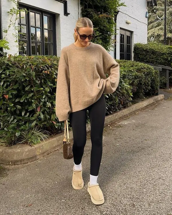 Camel Sweater Look