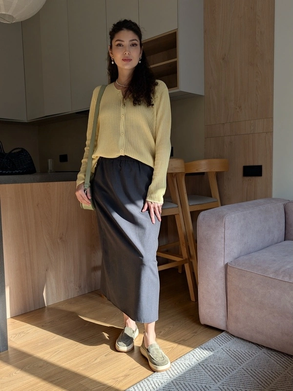 Yellow Cardigan Outfit