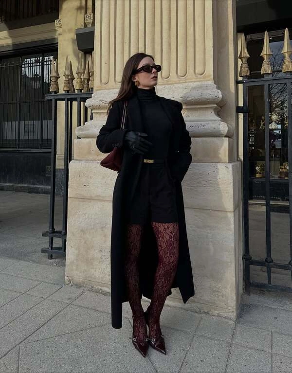 Long Black Coat Outfit