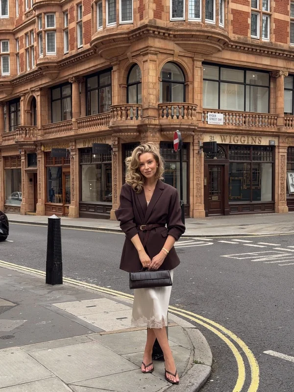 Oversized Brown Blazer