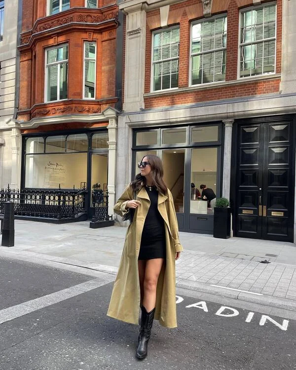 Olive Trench Coat