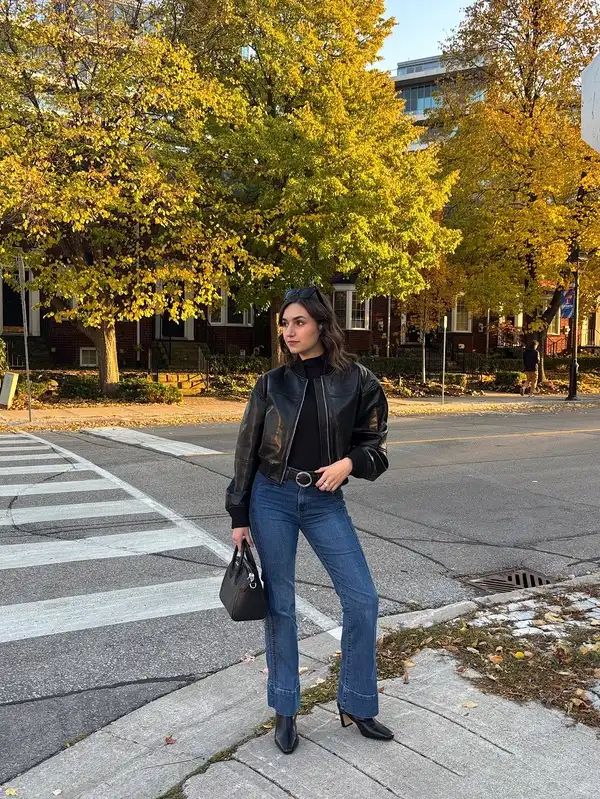 Black Bomber Jacket