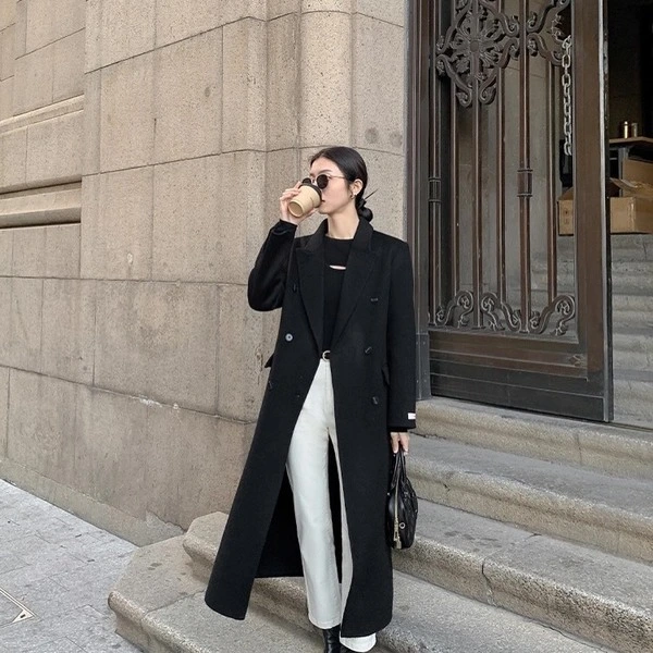 Black Long Coat Outfit