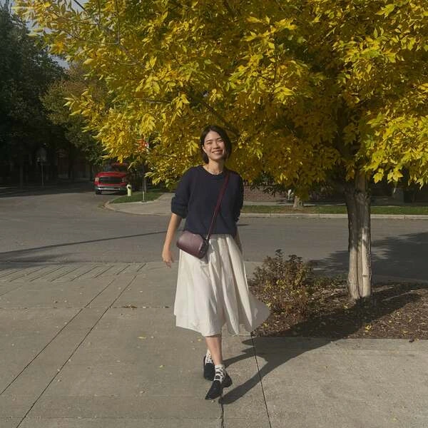 Navy Sweater Outfit