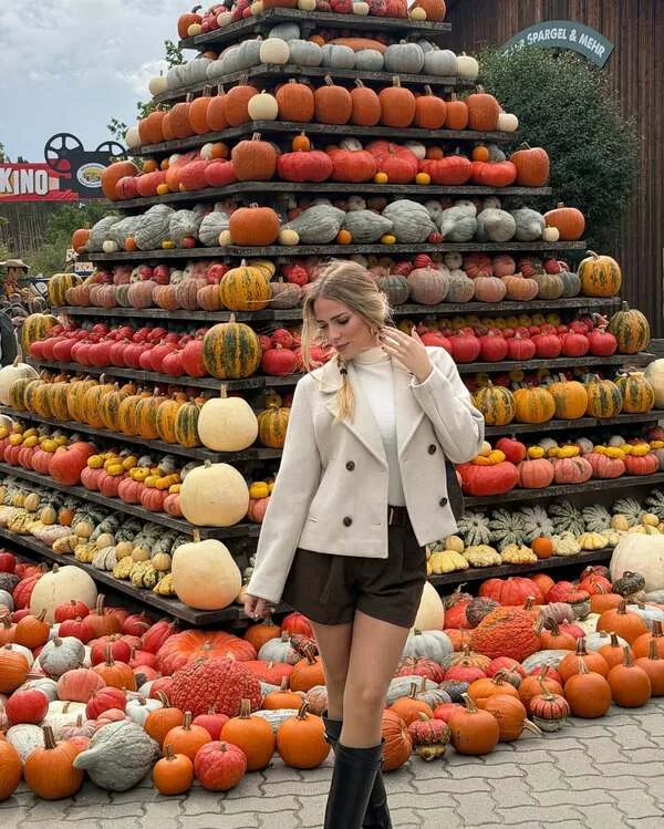 Cream Peacoat Outfit