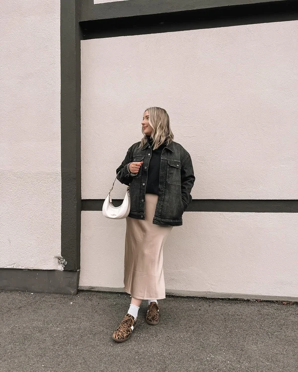 Black Denim Jacket Outfit