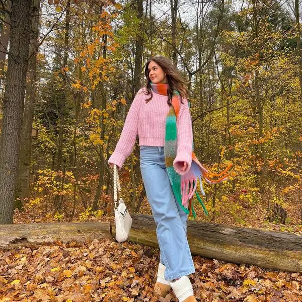 Pink Chunky Knit Sweater
