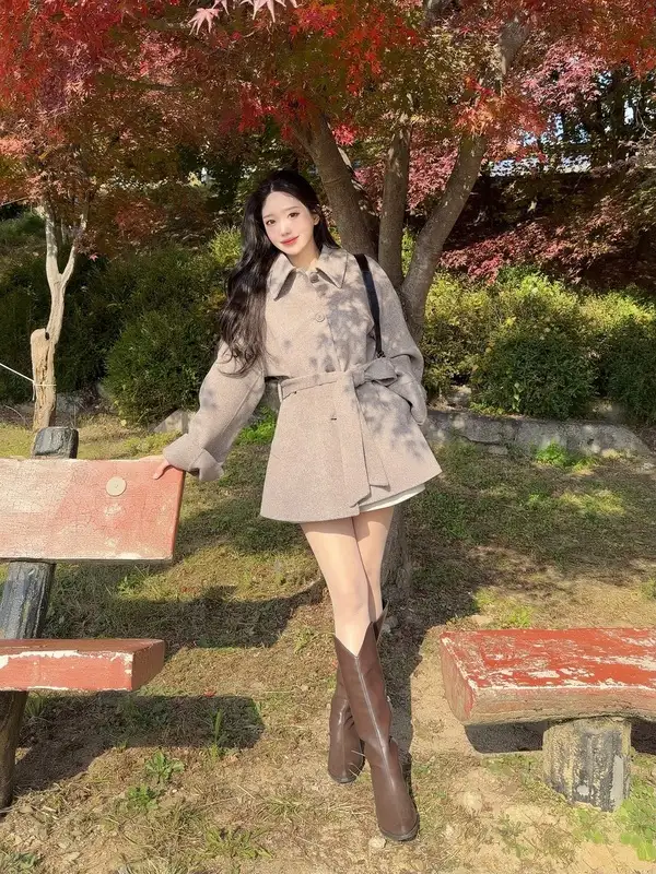 Belted Wool Coat Outfit